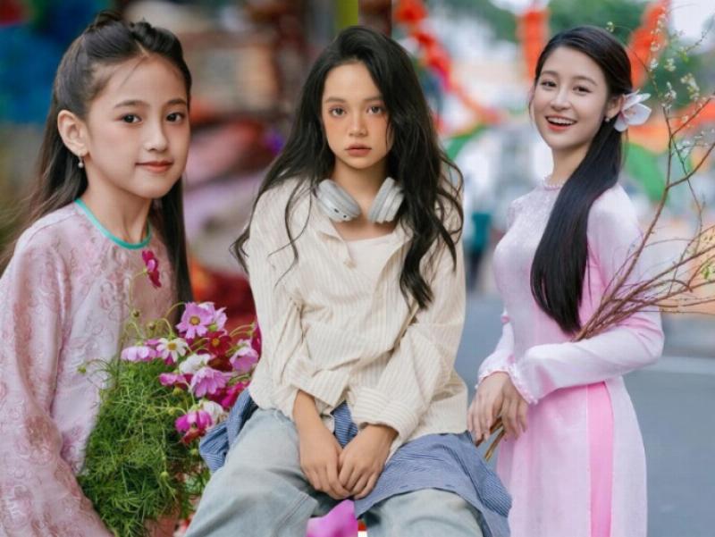 Lê Huỳnh Bảo Ngọc thuở nhỏ, bắt đầu hành trình nghệ thuật với nụ cười đáng yêu.