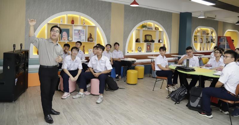 Cơ sở vật chất hiện đại tại trường THPT chuyên Trần Đại Nghĩa