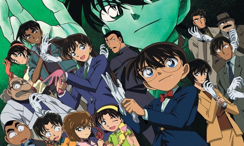 Khoảnh khắc Conan và Haibara bảo vệ nhau, thể hiện sự tin tưởng và gắn kết sâu sắc của cặp đôi này