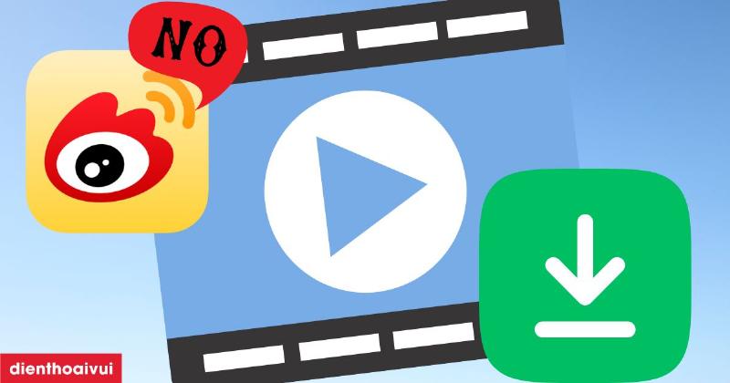 Lưu ý khi lưu video Weibo