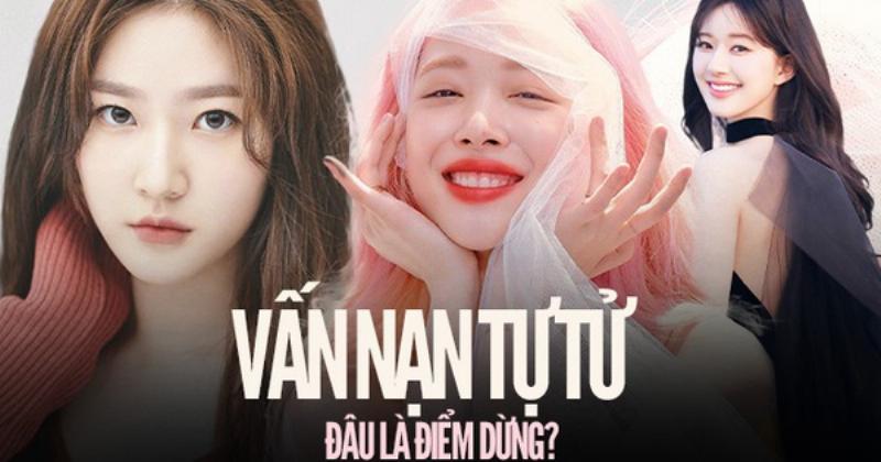 Hình ảnh minh họa một nghệ sĩ Cbiz đang đứng trước một đám đông hoặc camera với vẻ mặt kiên định nhưng cũng lộ rõ sự mệt mỏi, thể hiện việc đối mặt với áp lực và thử thách trong sự nghiệp