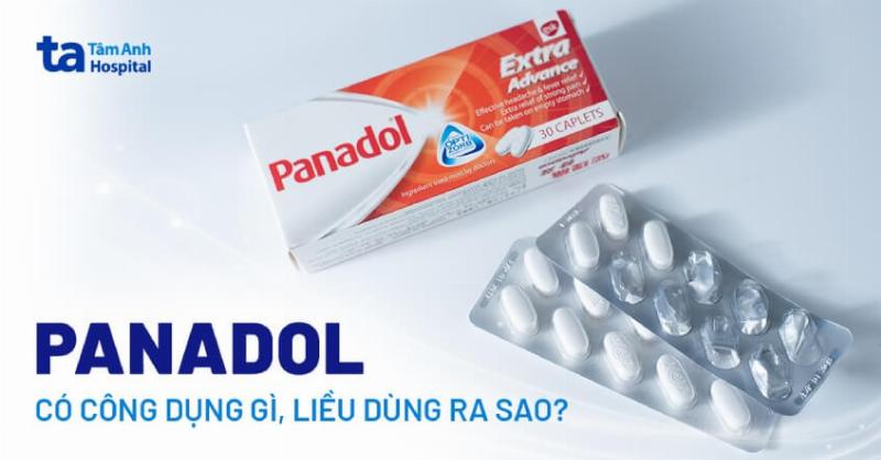 Vỉ thuốc paracetamol và viên thuốc tách rời, biểu tượng của thuốc giảm đau răng cơ bản