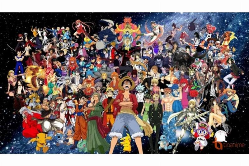 Anime là gì? Minh họa sự đa dạng của các thể loại anime phổ biến như shounen, shoujo, seinen, slice of life, isekai.