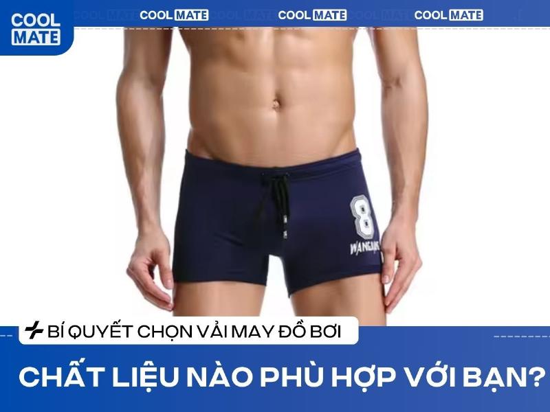 So sánh các loại chất liệu vải may quần bơi nam