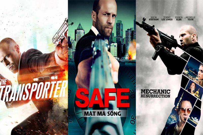 Các đặc điểm nổi bật của các tập phim có sự tham gia của Jason Statham.